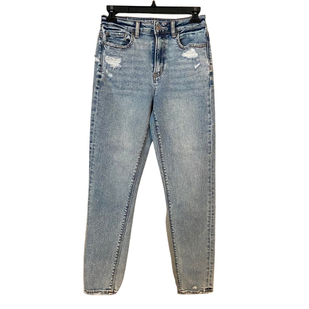 American Eagle Vintage Jeans Faded Distressed High Rise Tapered Size 00